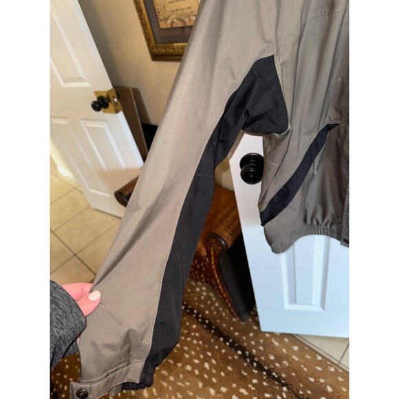 FootJoy DryJoys Golf Jacket L Lining Black/Taupe Mesh Lining Outdoor Windbreaker - Picture 12 of 14